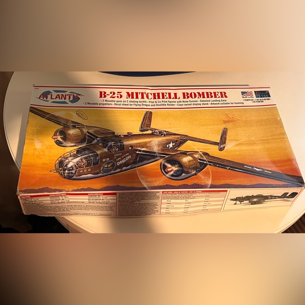 Blue Angels Plush Toy and B25 Mitchell Bomber Toy